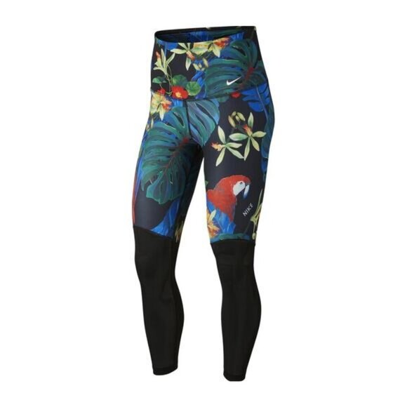 NIKE Women's Power Hyper Tropical 7/8 Training Tights XS - Picture 3 of 8